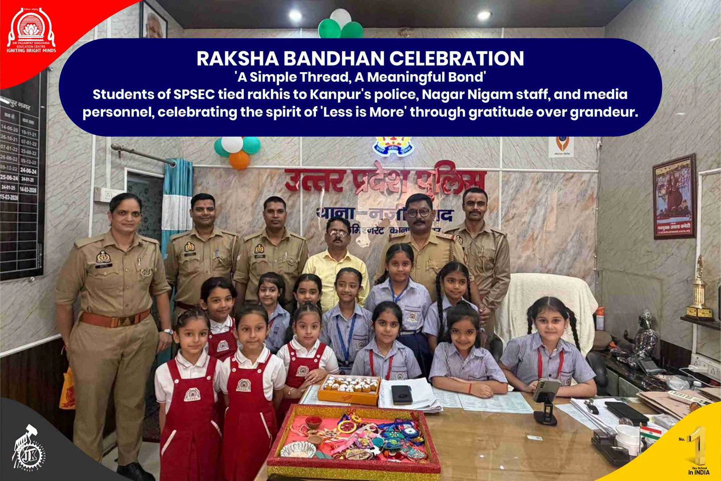Less in Grandeur, More in Gratitude Raksha Bandhan at SPSEC